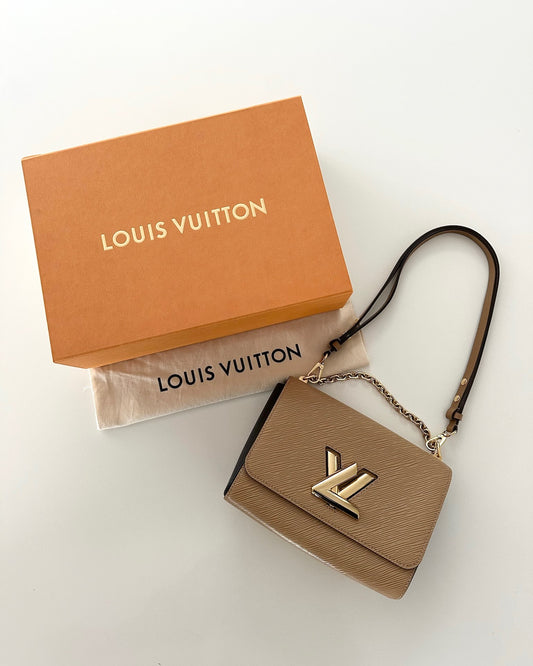 Louis Vuitton Tan/Black Twist MM